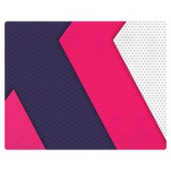 Pink Pattern Double Sided Flano Blanket (medium)  by Simbadda