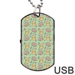 Cute Hamster Pattern Dog Tag USB Flash (One Side) Front