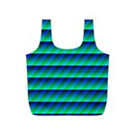Background Texture Structure Color Full Print Recycle Bags (S)  Back