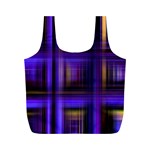 Background Texture Pattern Color Full Print Recycle Bags (M)  Back
