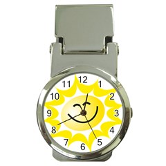 The Sun A Smile The Rays Yellow Money Clip Watches by Simbadda
