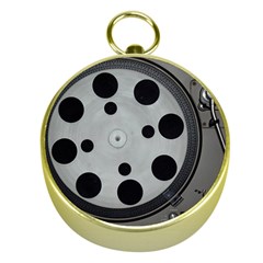 Turntable Record System Tones Gold Compasses by Simbadda