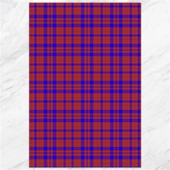 Pattern Plaid Geometric Red Blue Canvas 20  X 30   by Simbadda