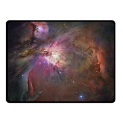 Orion Nebula Double Sided Fleece Blanket (small)  by SpaceShop