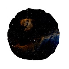 Seagull Nebula Standard 15  Premium Flano Round Cushions by SpaceShop