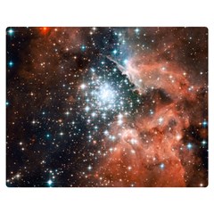 Star Cluster Double Sided Flano Blanket (medium)  by SpaceShop