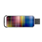 Colorful Abstract Background Portable USB Flash (One Side) Front