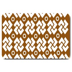 Art Abstract Background Pattern Large Doormat  by Simbadda