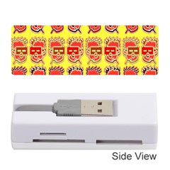 Funny Faces Memory Card Reader (stick)  by Amaryn4rt