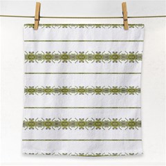 Ethnic Floral Stripes Face Towel by dflcprints