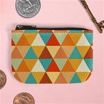 Triangles Pattern  Mini Coin Purses Front