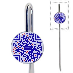 Digital Computer Graphic Qr Code Is Encrypted With The Inscription Book Mark by Amaryn4rt
