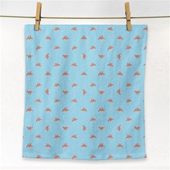 Spaceship Cartoon Pattern Drawing Face Towel by dflcprints