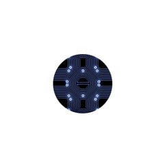 A Completely Seamless Tile Able Techy Circuit Background 1  Mini Buttons by Simbadda