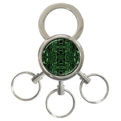 An Overly Large Geometric Representation Of A Circuit Board 3-ring Key Chains by Simbadda