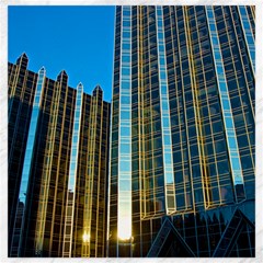 Two Abstract Architectural Patterns Canvas 20  X 20   by Simbadda