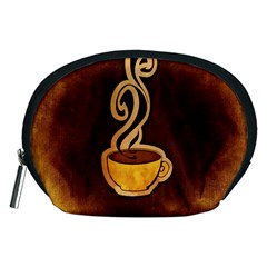 Coffee Drink Abstract Accessory Pouches (medium)  by Simbadda