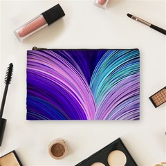 Color Purple Blue Pink Cosmetic Bag (medium)  by Mariart