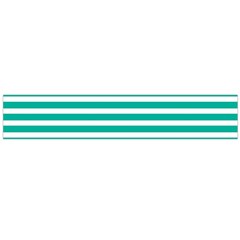 Horizontal Stripes Green Teal Flano Scarf (large) by Mariart