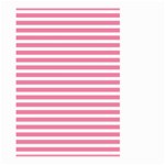Horizontal Stripes Light Pink Large Garden Flag (Two Sides) Front
