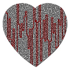 Abstract Geometry Machinery Wire Jigsaw Puzzle (heart) by Simbadda