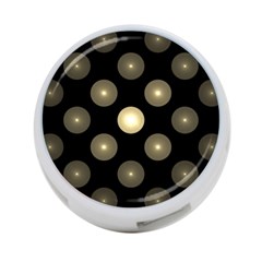 Gray Balls On Black Background 4-port Usb Hub (two Sides)  by Nexatart