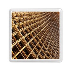 Construction Site Rusty Frames Making A Construction Site Abstract Memory Card Reader (square)  by Nexatart