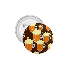 A Fun Cartoon Frothy Beer Tiling Pattern 1 75  Buttons by Nexatart
