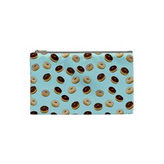 Donuts Pattern Cosmetic Bag (small)  by Valentinaart