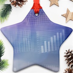 Business Background Blue Corporate Ornament (star) by Nexatart