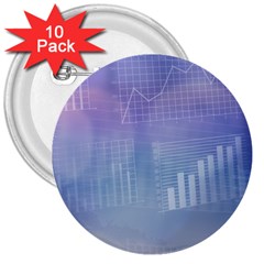 Business Background Blue Corporate 3  Buttons (10 Pack)  by Nexatart