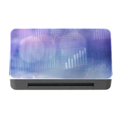 Business Background Blue Corporate Memory Card Reader With Cf by Nexatart
