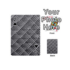 Pattern Metal Pipes Grid Playing Cards 54 (mini)  by Nexatart