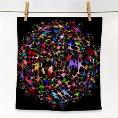 Network Integration Intertwined Face Towel by Nexatart