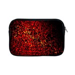 Red Particles Background Apple iPad Mini Zipper Cases Front