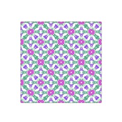 Multicolor Ornate Check Satin Bandana Scarf by dflcprints