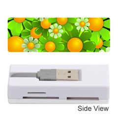Sunflower Flower Floral Green Yellow Memory Card Reader (stick)  by Mariart