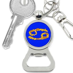 Illustrated 69 Blue Yellow Star Zodiac Button Necklaces by Mariart