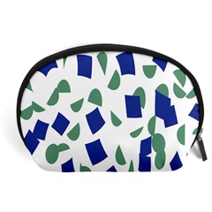 Scatter Geometric Brush Blue Gray Accessory Pouches (large)  by Mariart