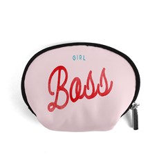 Girl Boss Pink Red Blue Sexy Accessory Pouches (small)  by Mariart