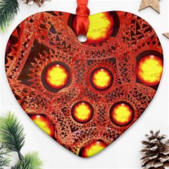 Mechanical Universe Heart Ornament (two Sides) by linceazul