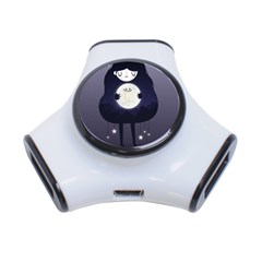 Moon 3-port Usb Hub by Mjdaluz