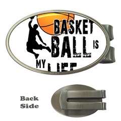 Basketball Is My Life Money Clips (oval)  by Valentinaart