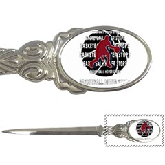 Basketball Never Stops Letter Openers by Valentinaart