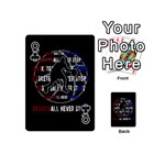 Basketball never stops Playing Cards 54 (Mini)  Front - ClubQ