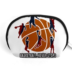 Basketball Never Stops Accessory Pouches (medium)  by Valentinaart