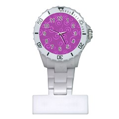 Pattern Plastic Nurses Watch by ValentinaDesign