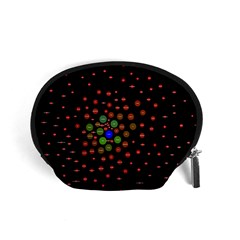 Molecular Chemistry Of Mathematical Physics Small Army Circle Accessory Pouches (small)  by Mariart