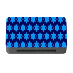 Star Blue Space Wave Chevron Sky Memory Card Reader With Cf by Mariart