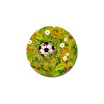 Ball On Forest Floor Golf Ball Marker (4 pack) Front
